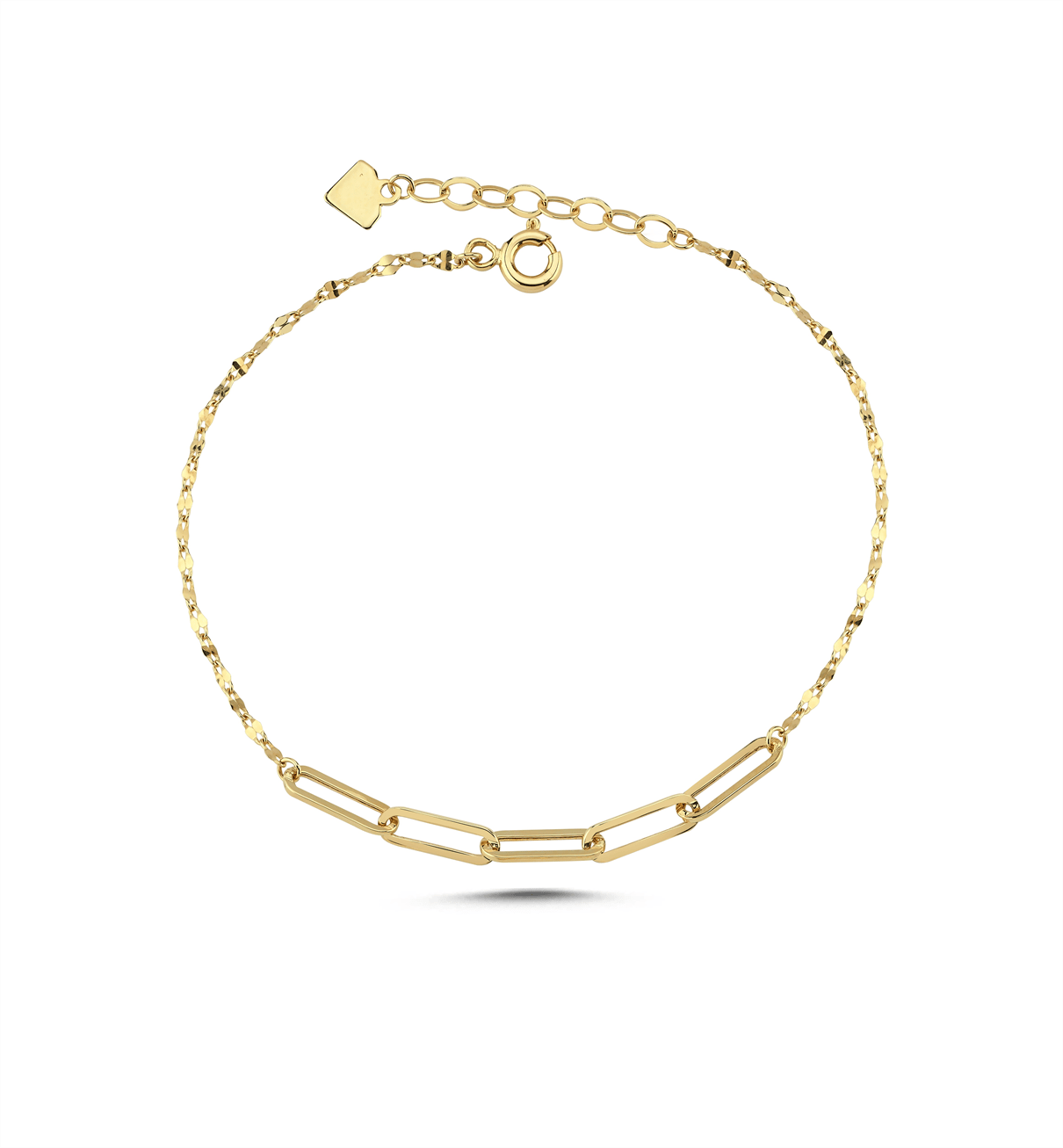 Boomerang Ataç Altın Bileklik Ürün ikincil görseli