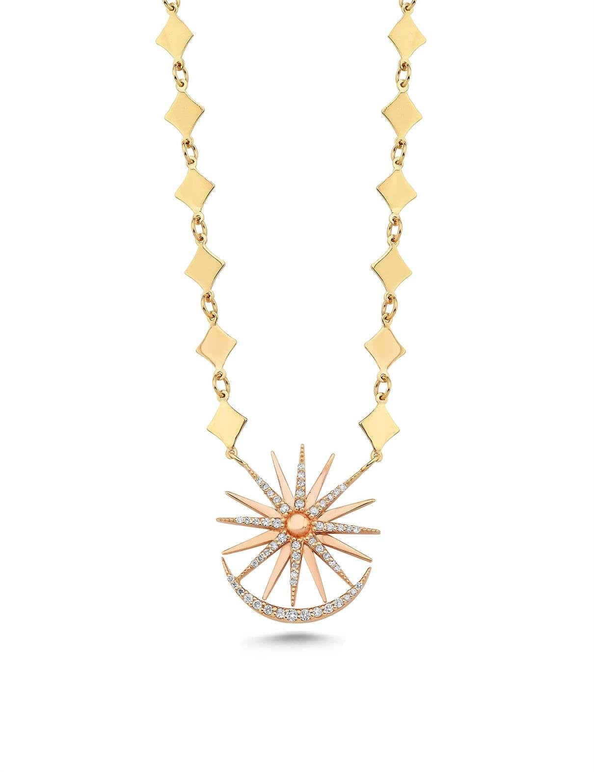 0,34 Karat Pırlantalı Kolye