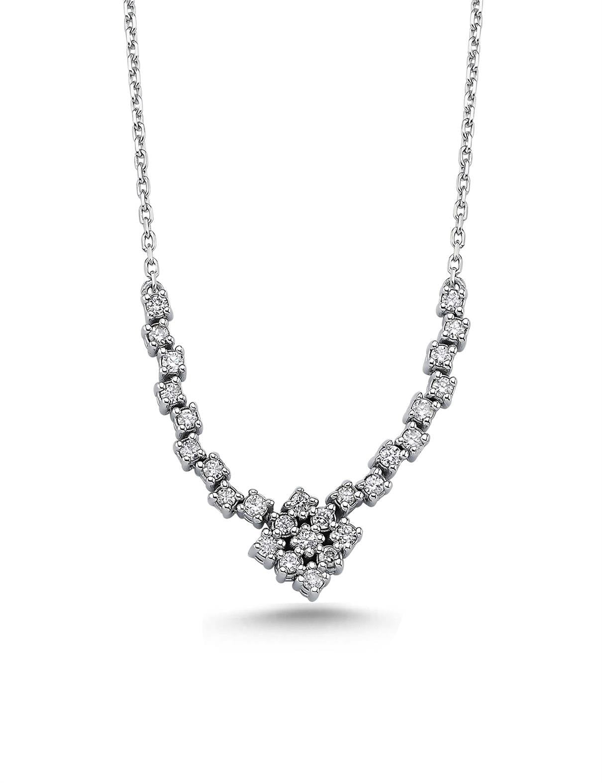 0,30 Karat Pırlantalı Kolye Ürün ikincil görseli