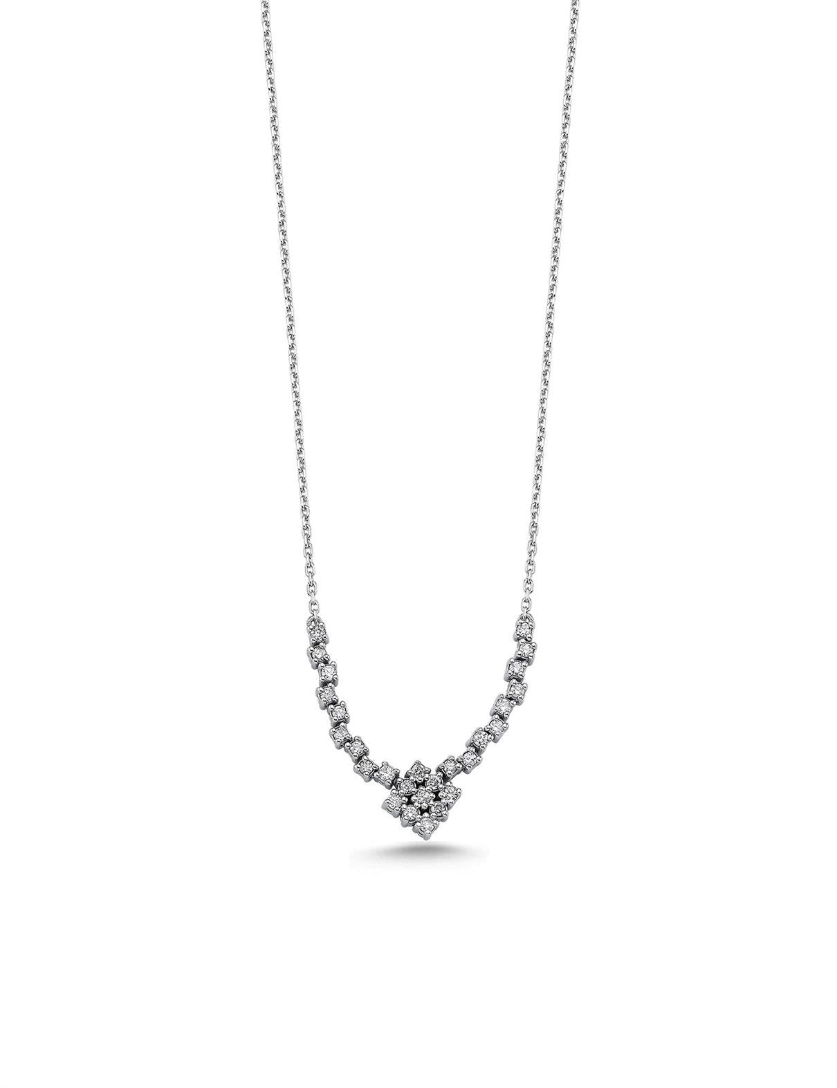 0,30 Karat Pırlantalı Kolye