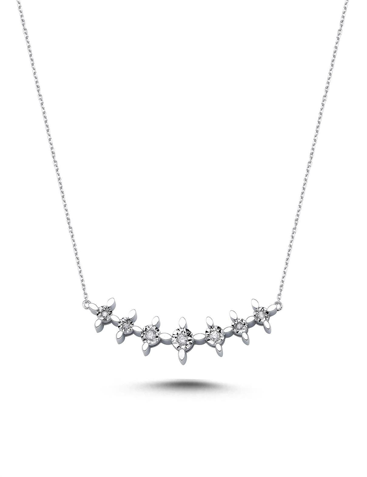 0,13 Karat Pırlantalı Kolye Ürün ana görseli