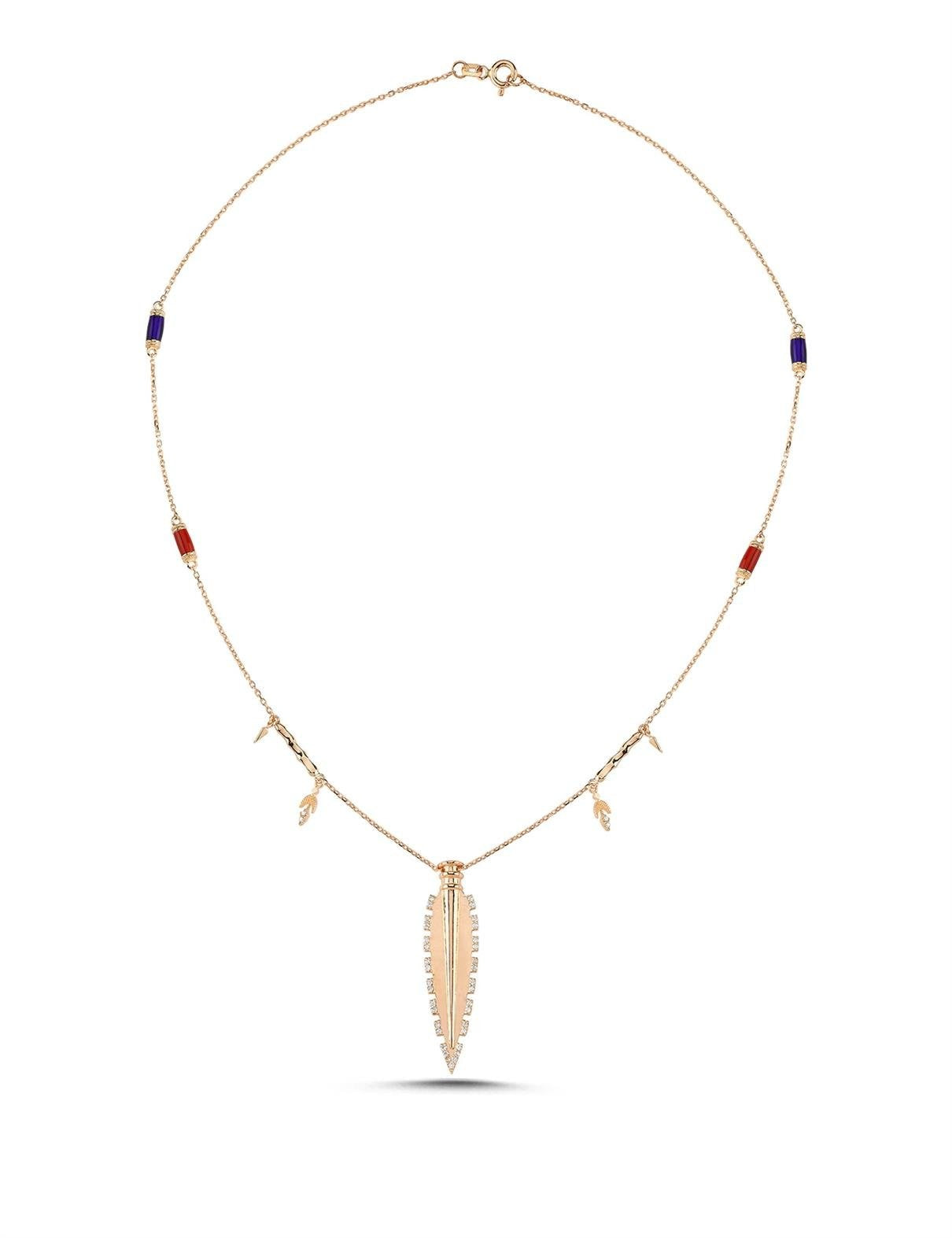 0,18 Karat Pırlantalı Kolye