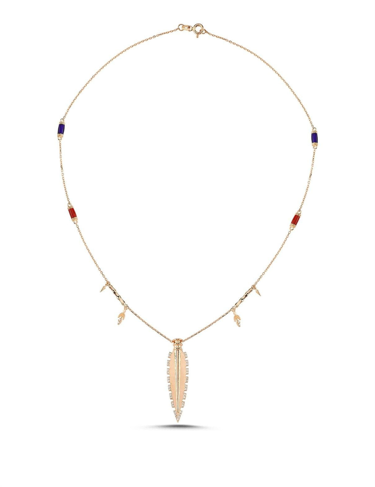 0,18 Karat Pırlantalı Kolye