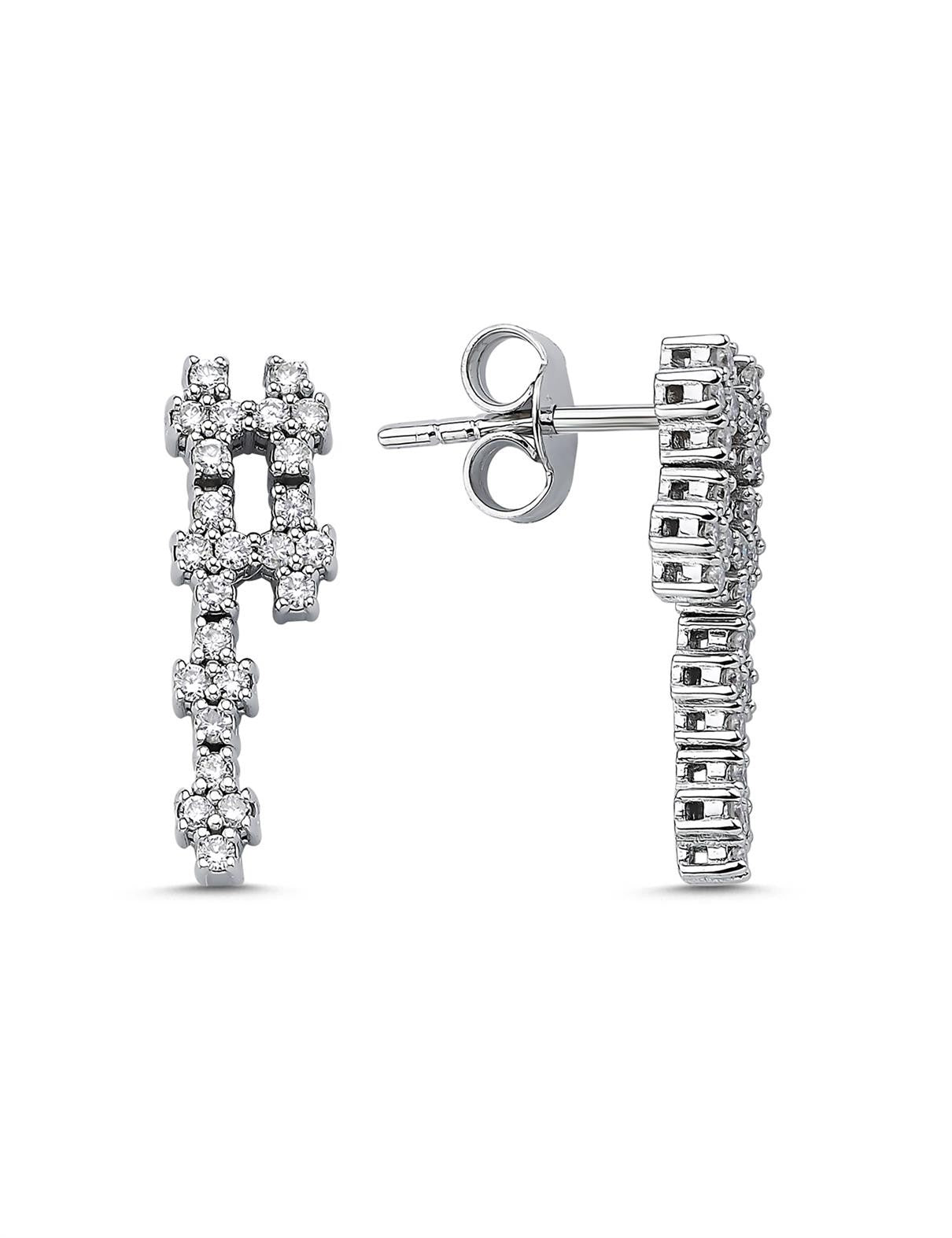 0,44 Karat Pırlantalı Küpe