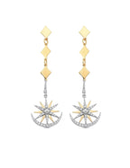 0,48 Karat Pırlantalı Küpe