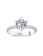 0,50 Karat Fantezi Montür Pırlanta Tektaş Yüzük