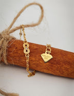 Sonsuzluk Boomerang Altın Bileklik