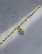 Yaprak Figürlü 8 Ayar Altın Bileklik