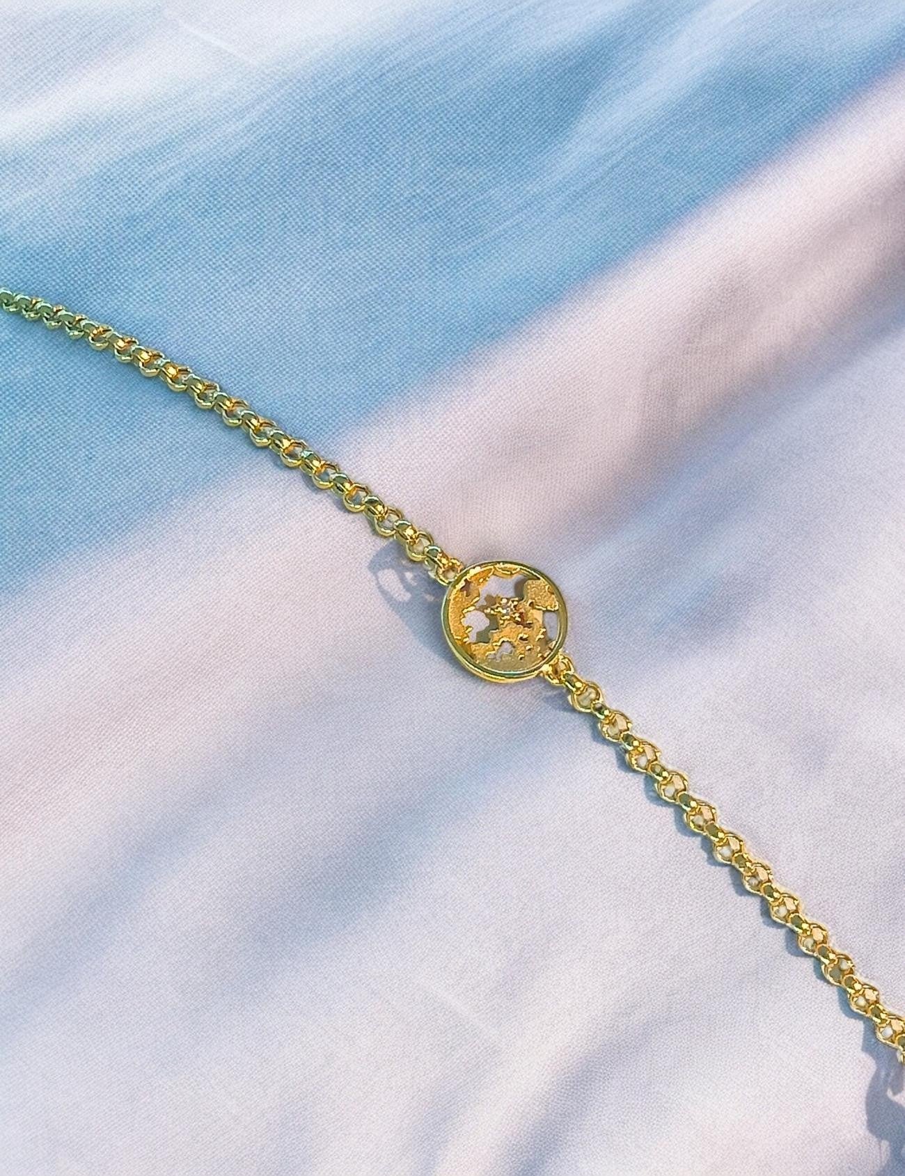 8 Ayar Dünya Altın Bileklik