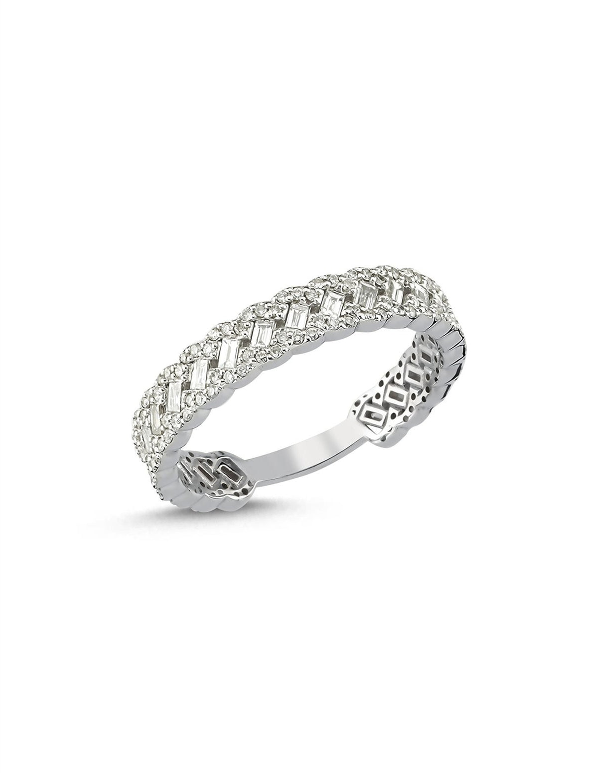 0.70 Carat Baguette Diamond Full Eternity