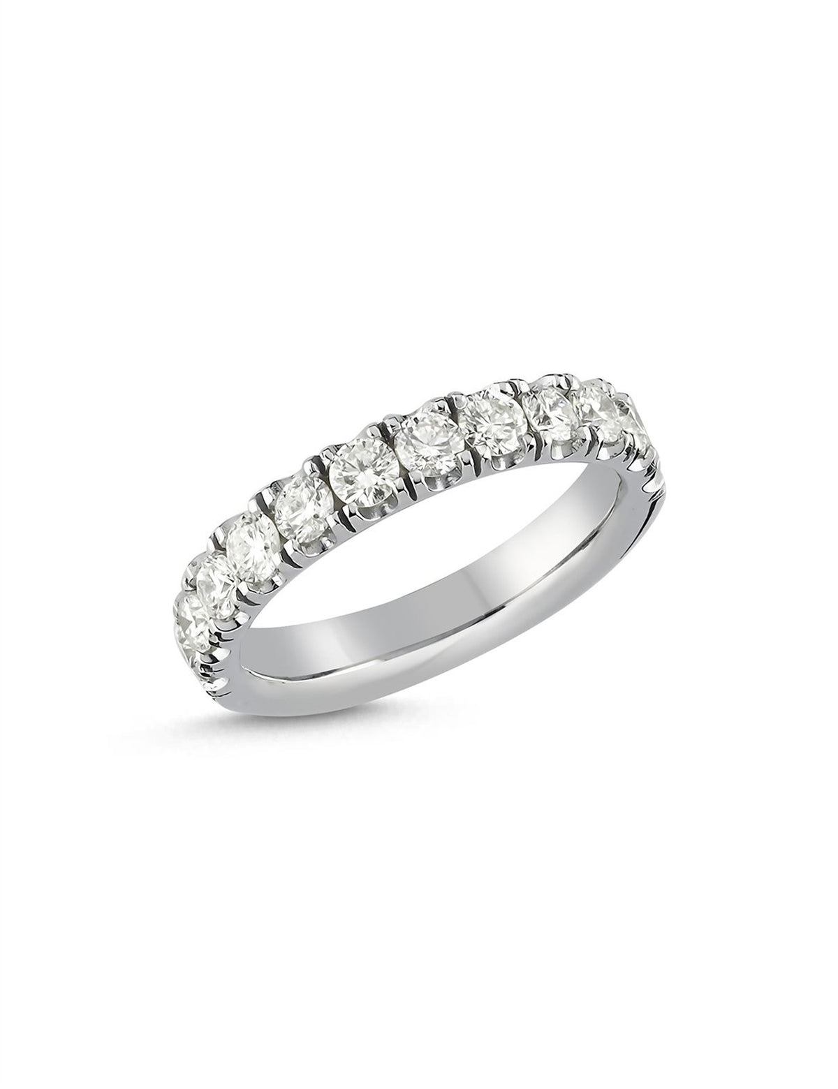 1.14 Carat Diamond Half-Eternity Ring