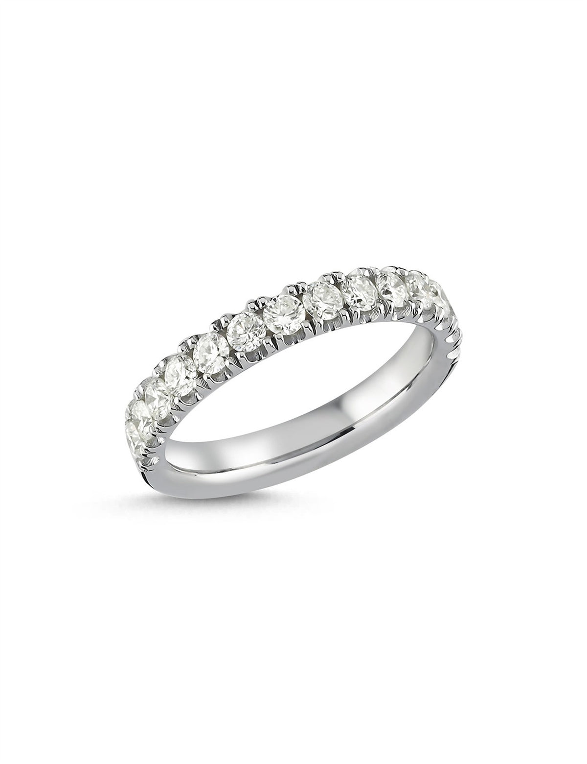 0.89 Carat Diamond Half-Eternity Ring