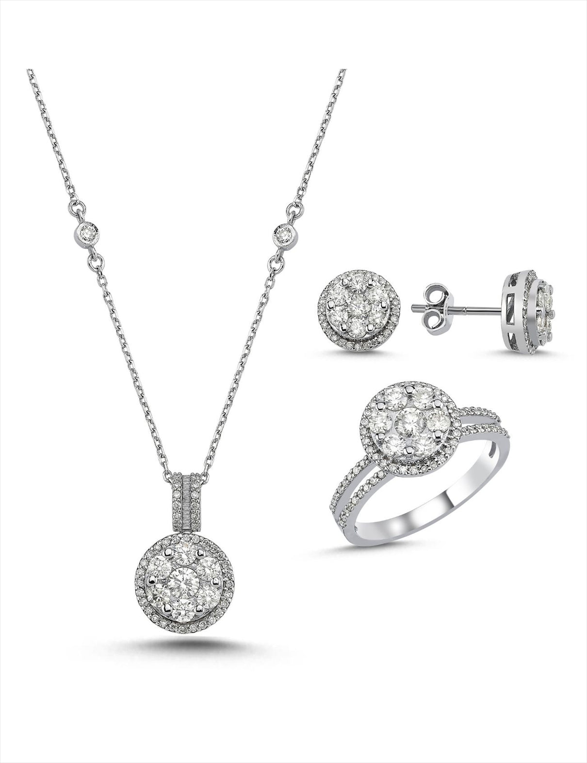 2,36 Karat Pırlantalı Set