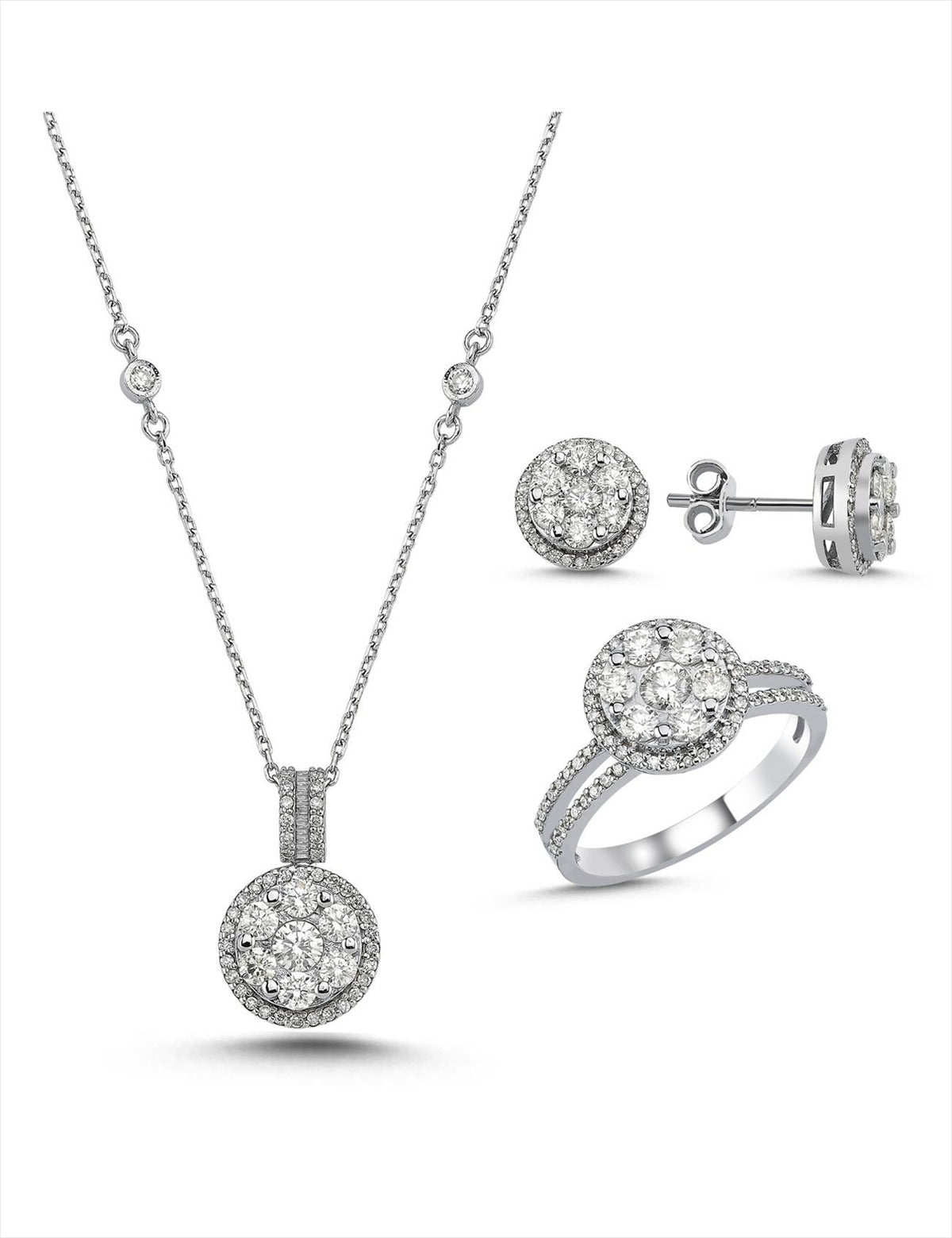 2,36 Karat Pırlantalı Set