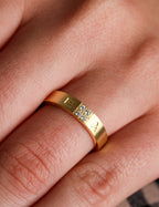 Sarı Altın Alyans 4mm