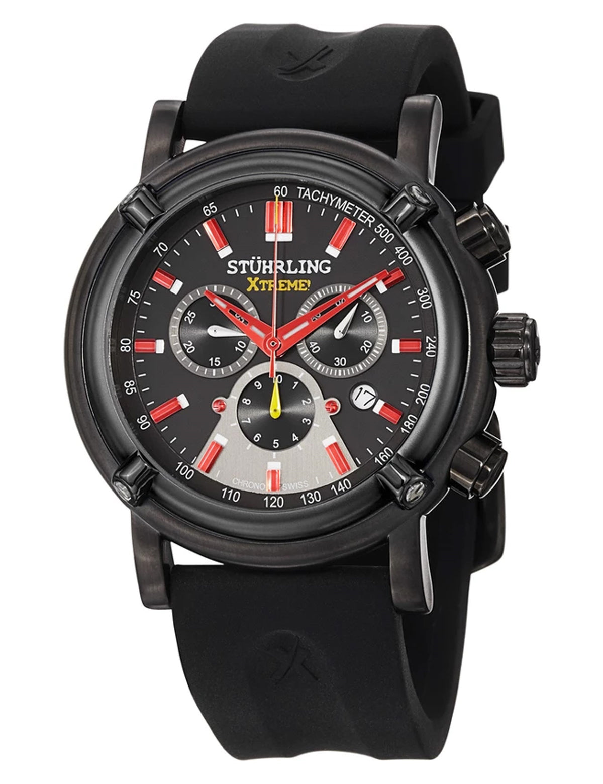 STÜHRLING Men's Hadron Swiss Quartz Chr.