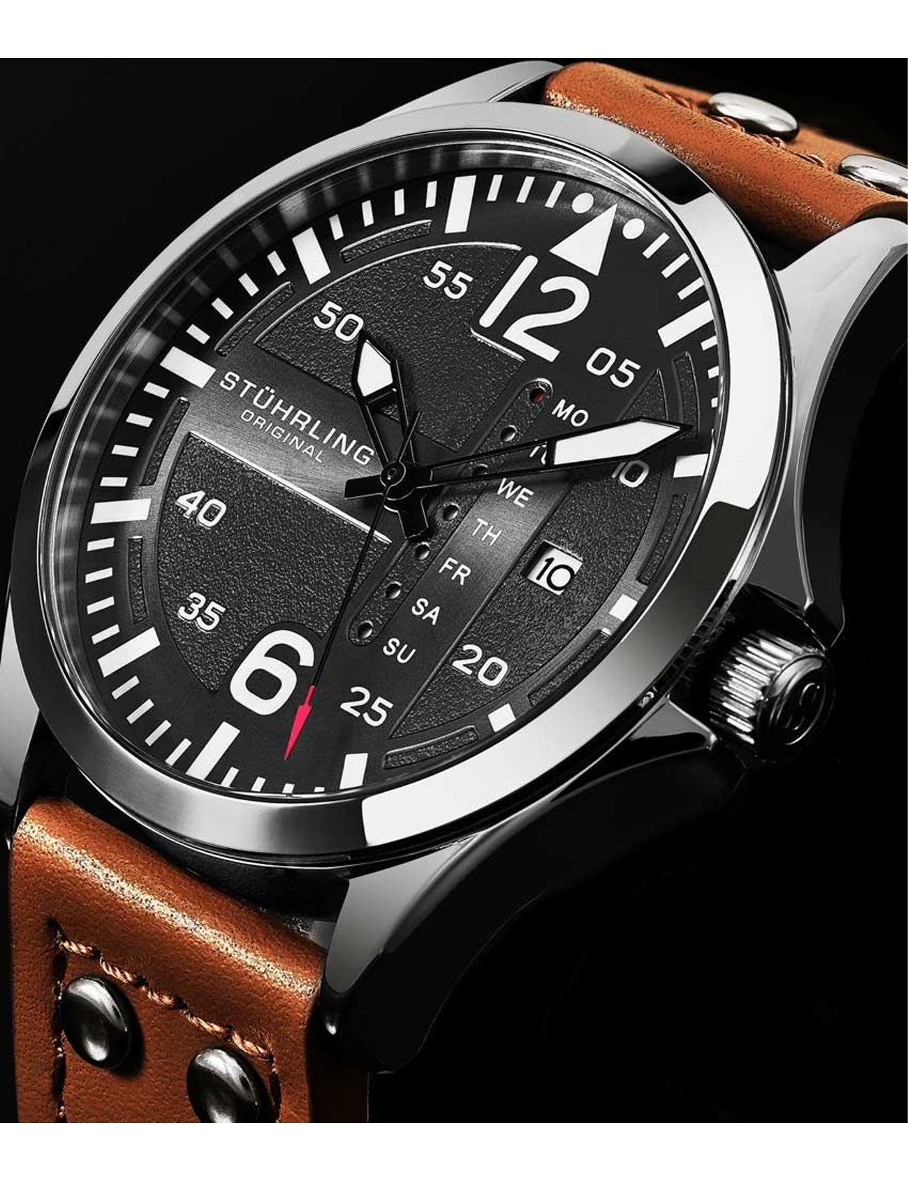 STÜHRLING Men's Pilot Watch