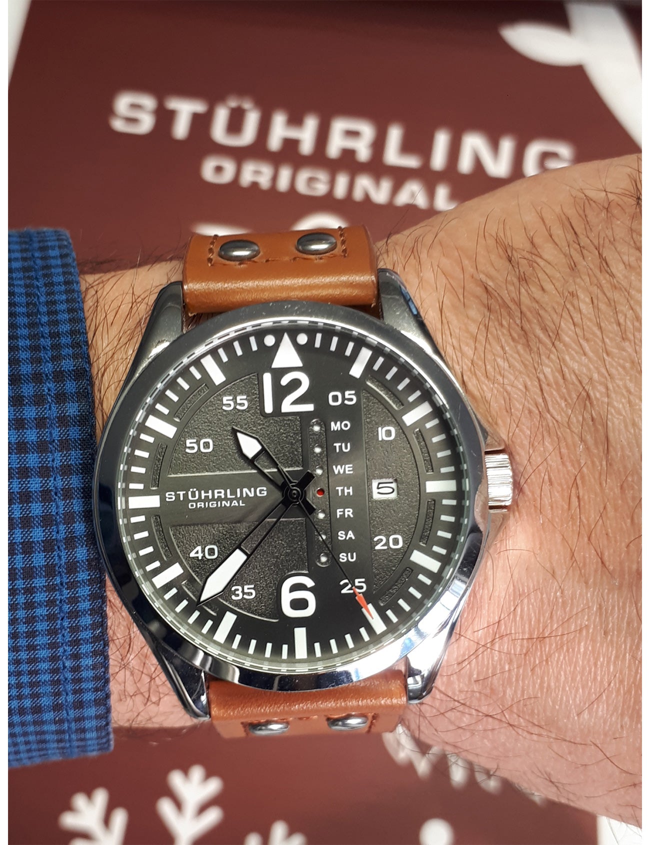 STÜHRLING Men's Pilot Watch