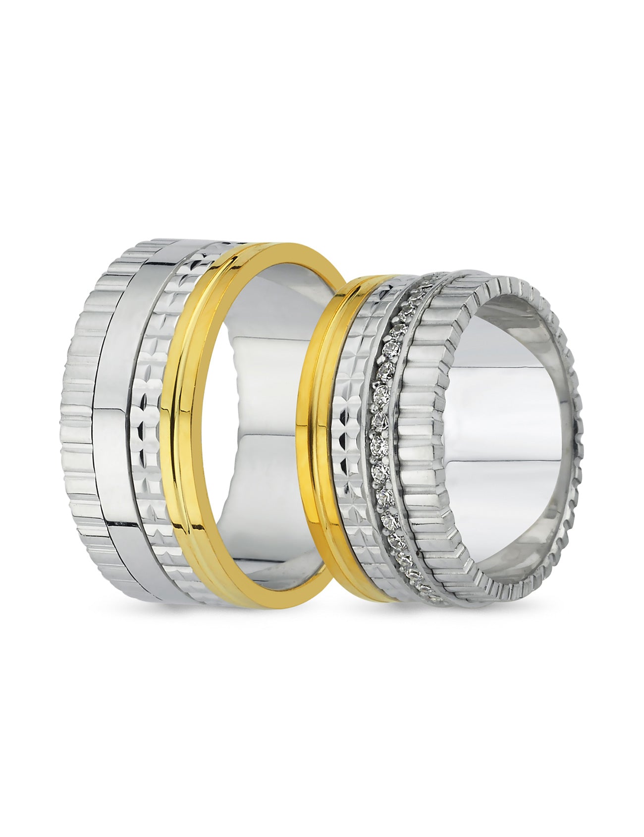 İki Renkli Alyans 9mm