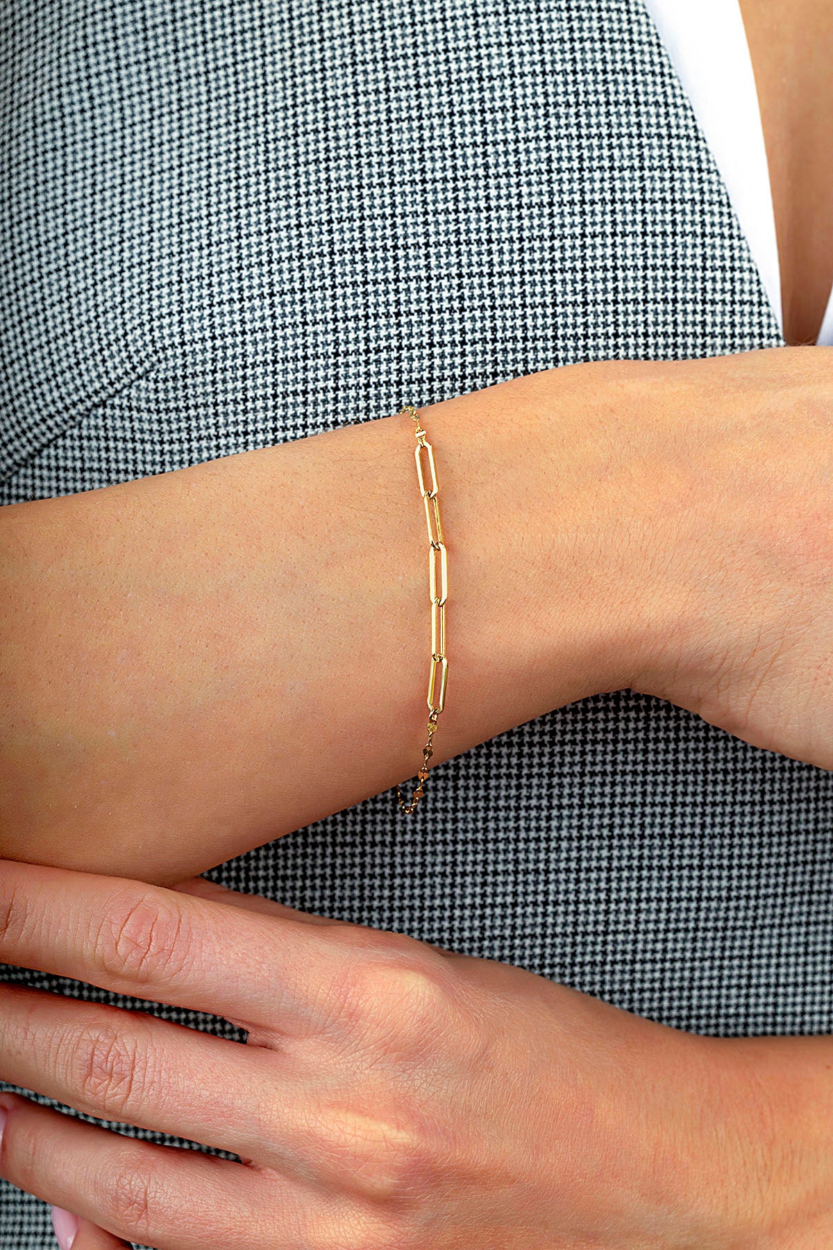 Boomerang Ataç Altın Bileklik Ürün ana görseli