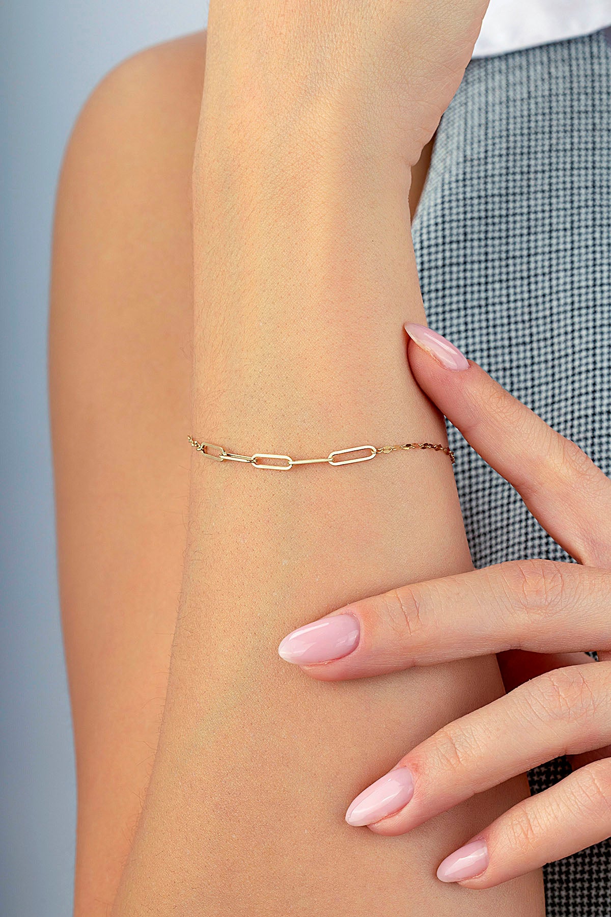 Boomerang Ataç Altın Bileklik