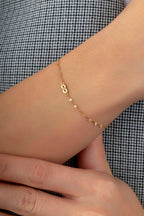 Sonsuzluk Boomerang Altın Bileklik