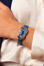 EXAEQUO EX0001.0004 Classic Melting Stainless Steel 316L Blue Unisex Kol Saati