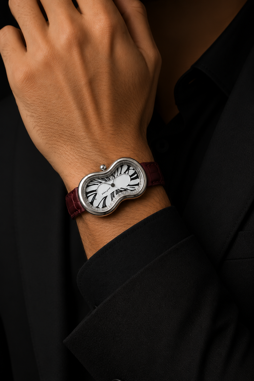 EXAEQUO EX0001.0002 Classic Melting Stainless Steel 316L White Unisex Kol Saati Ürün ana görseli