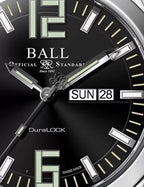 ساعة رجالية من ماركة BALL، موديل NM2028C-S12A-BK