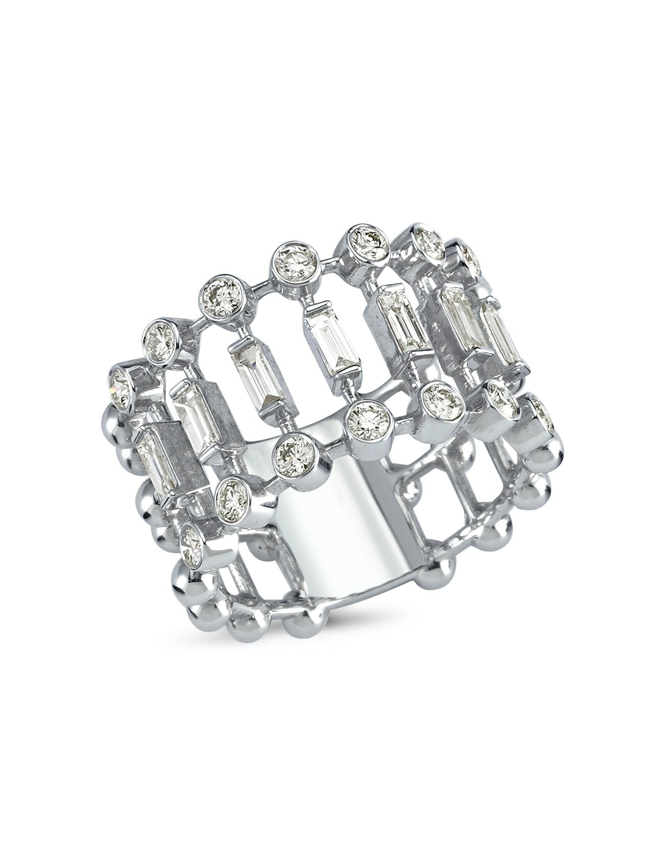 0,92 Karat Baget Pırlanta Yüzük