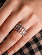 0,92 Karat Baget Pırlanta Yüzük