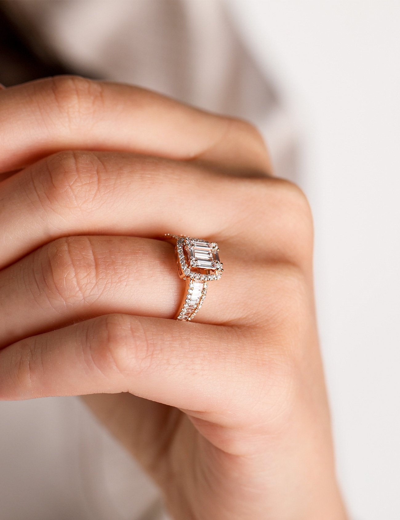 1,03 Karat Baget Pırlanta Yüzük