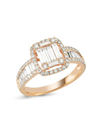 1,03 Karat Baget Pırlanta Yüzük