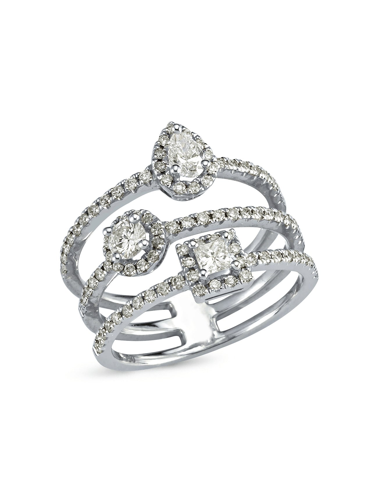 1,02 Karat Sırataşlı Pırlanta Yüzük