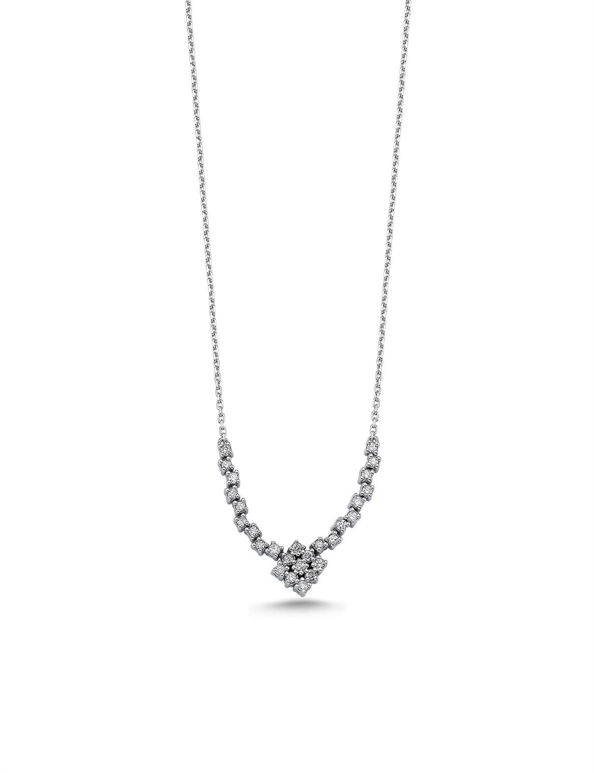 0,30 Karat Pırlantalı Kolye