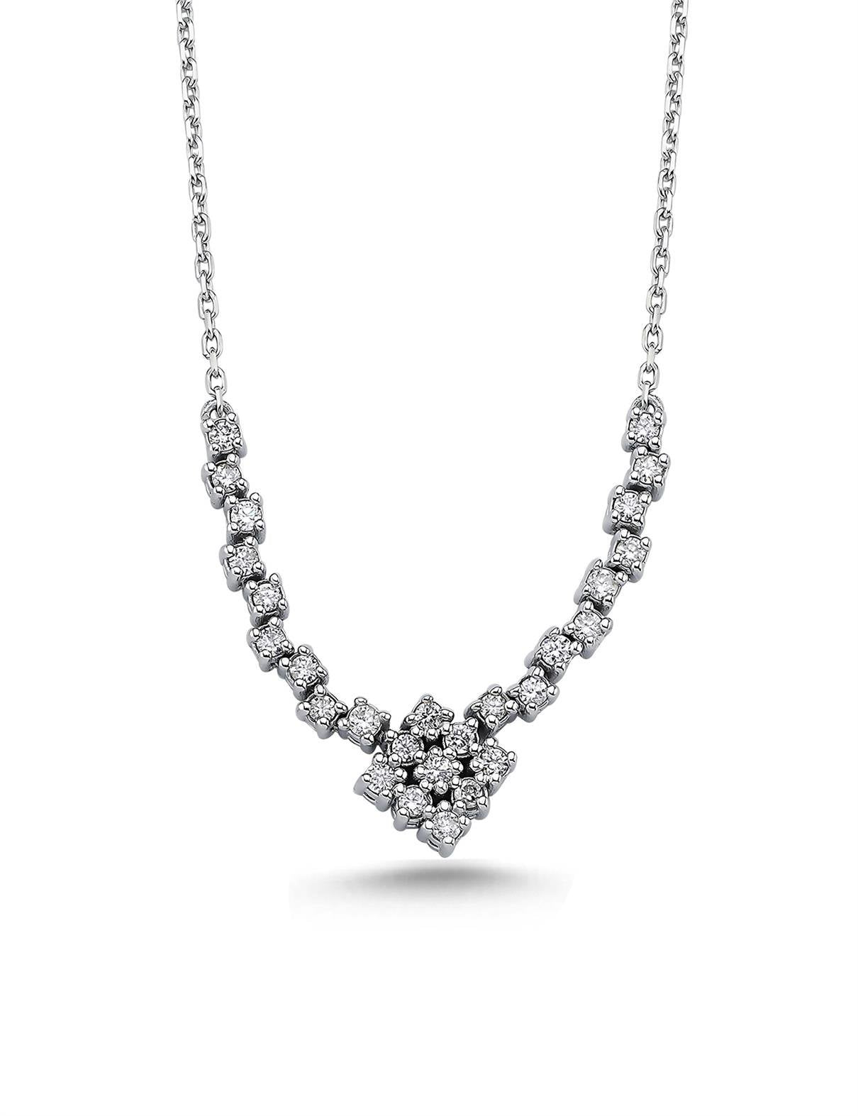 0,30 Karat Pırlantalı Kolye