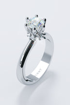 1,16 Karat Çerçeve Taşlı Tektaş Pırlanta Yüzük