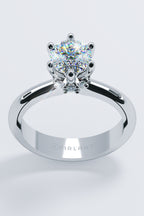 1,16 Karat Çerçeve Taşlı Tektaş Pırlanta Yüzük