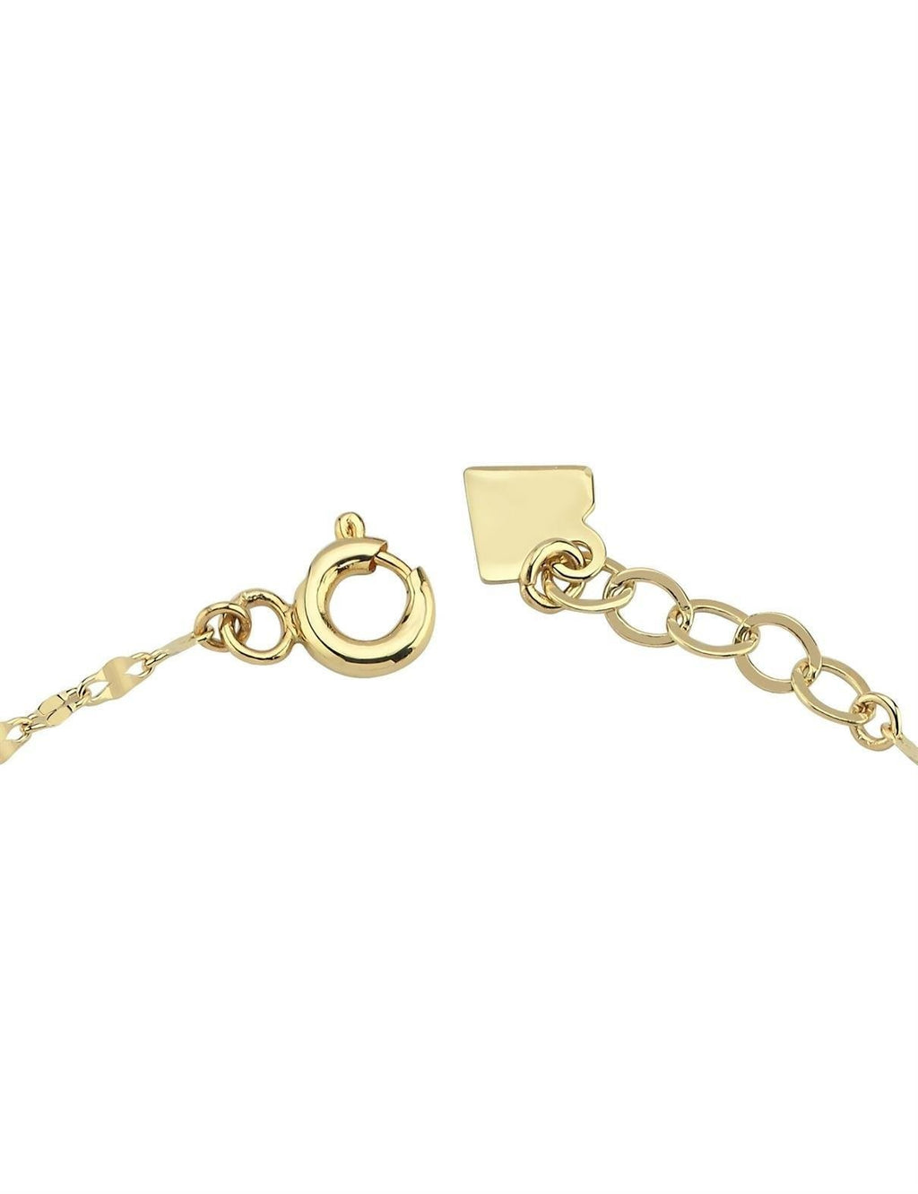 Taşlı Boomerang Altın Bileklik