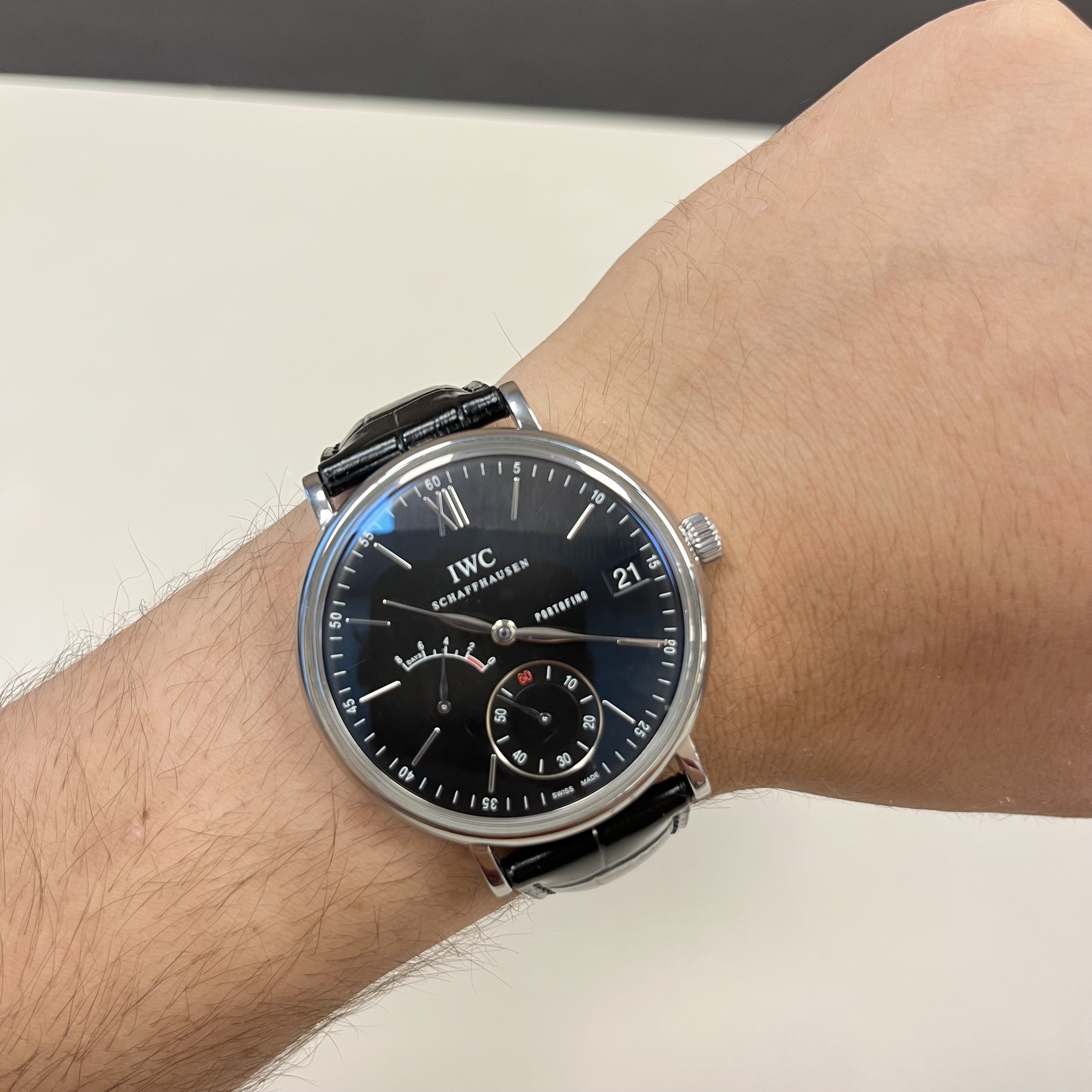 IWC IW510102 Portofino Hand Wound Eight Days Erkek Saati