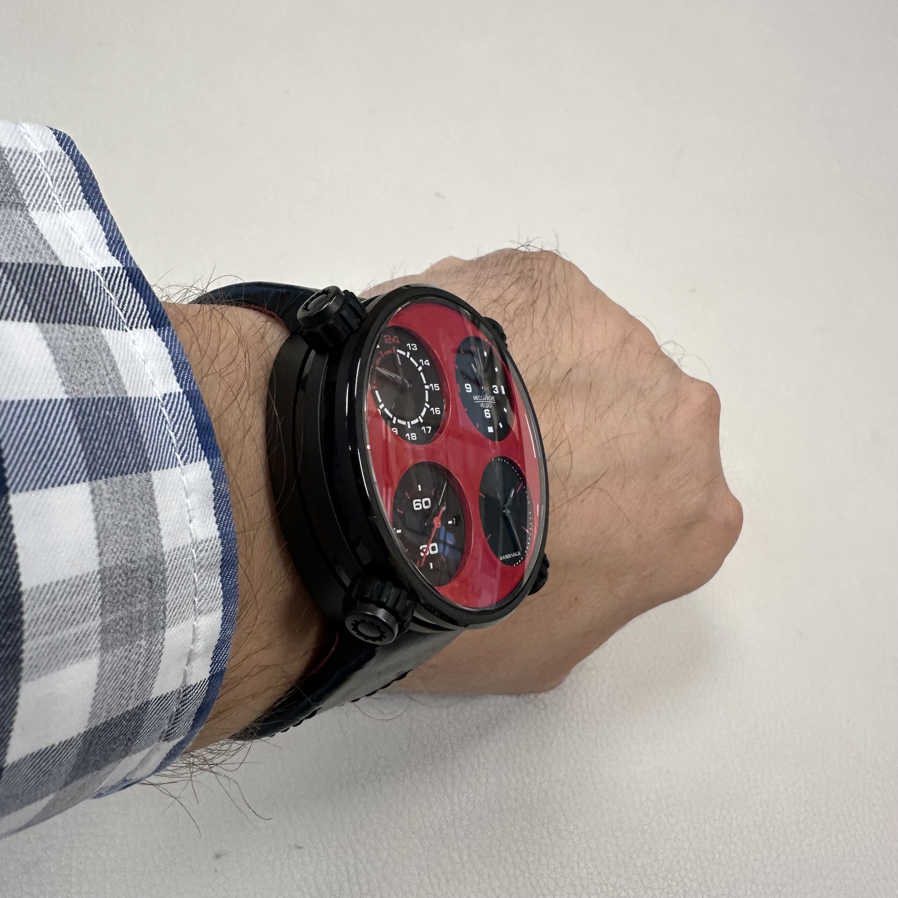 MECCANICHE VELOCI W103CR_005 Quadro Valovole Quattro Valvole Limited Edition Erkek Saati