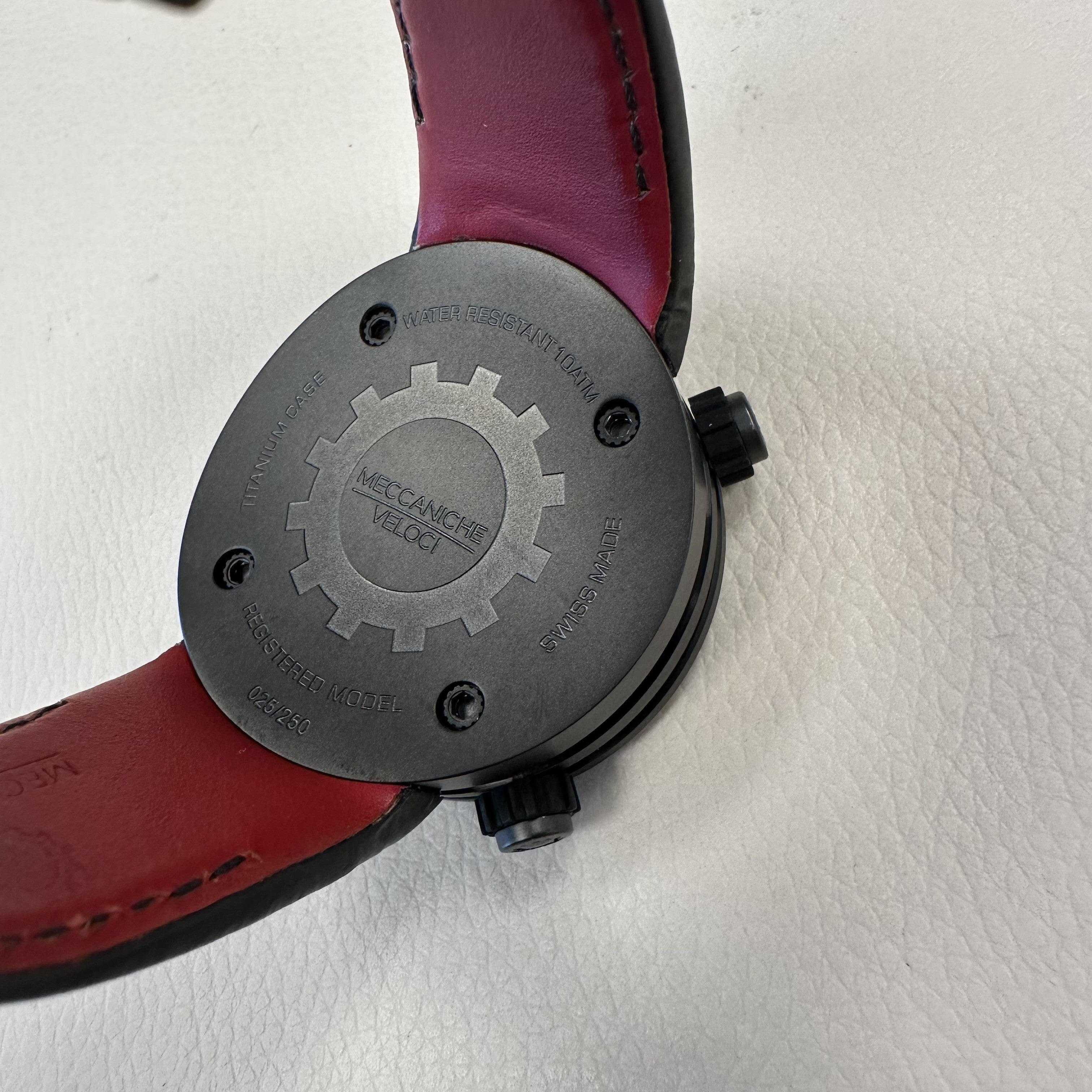 MECCANICHE VELOCI W103CR_005 Quadro Valovole Quattro Valvole Limited Edition Erkek Saati