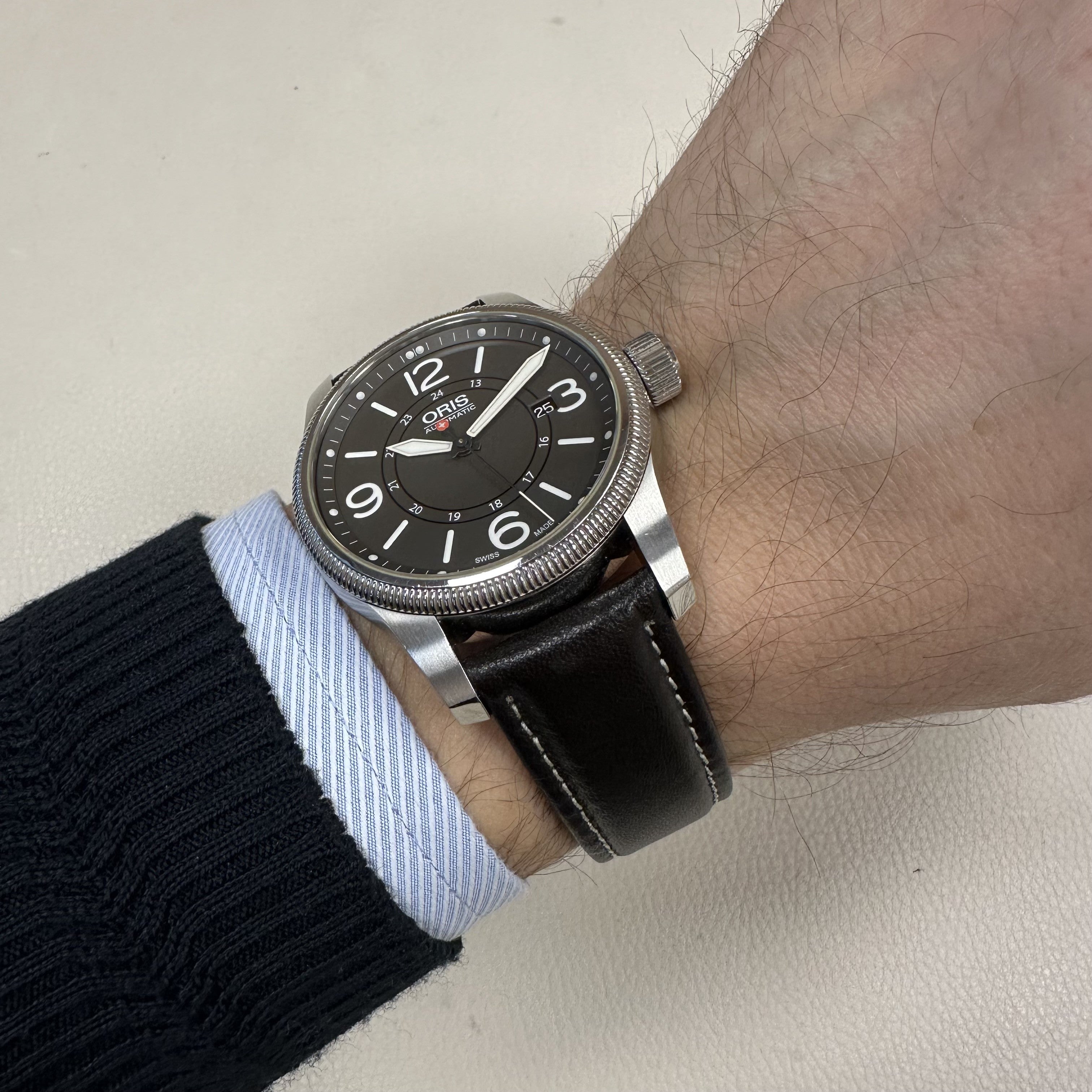 ORIS 733.7629.40.63L Aviation Swiss Hunter Team PS Edt. Erkek Saati