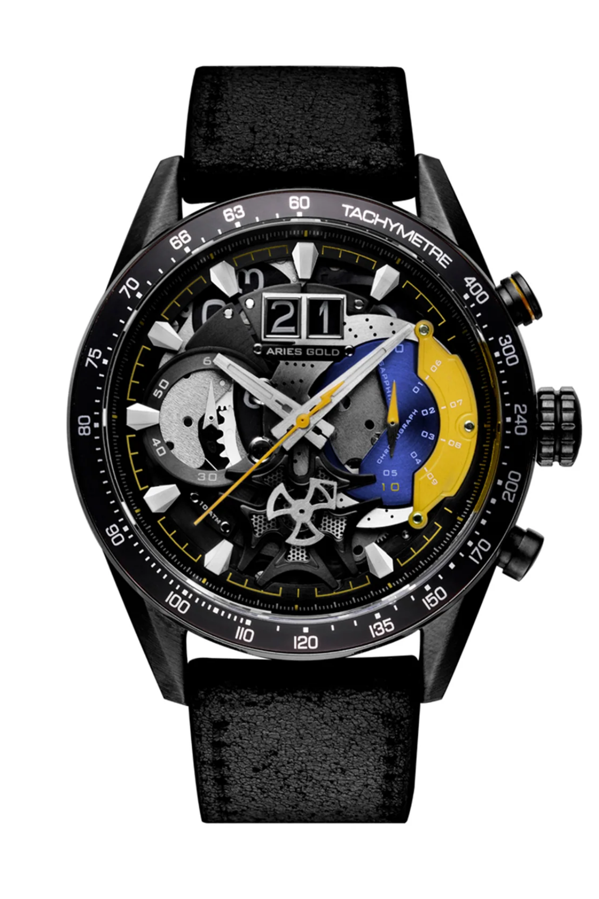 ARIES GOLD G 7008 BK-YW Erkek Kol Saati Main image