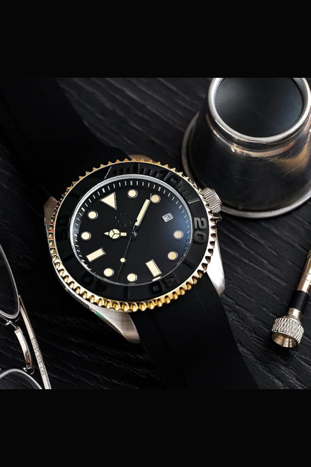 ARIES GOLD G 9040 SGYM-BKBEI Erkek Kol Saati