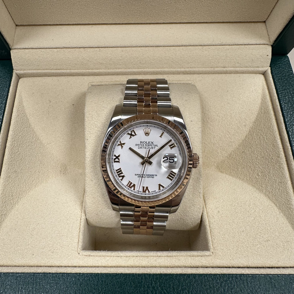 ROLEX 116231 JUB Oyster Perpetual Date Just 36 Erkek Saati