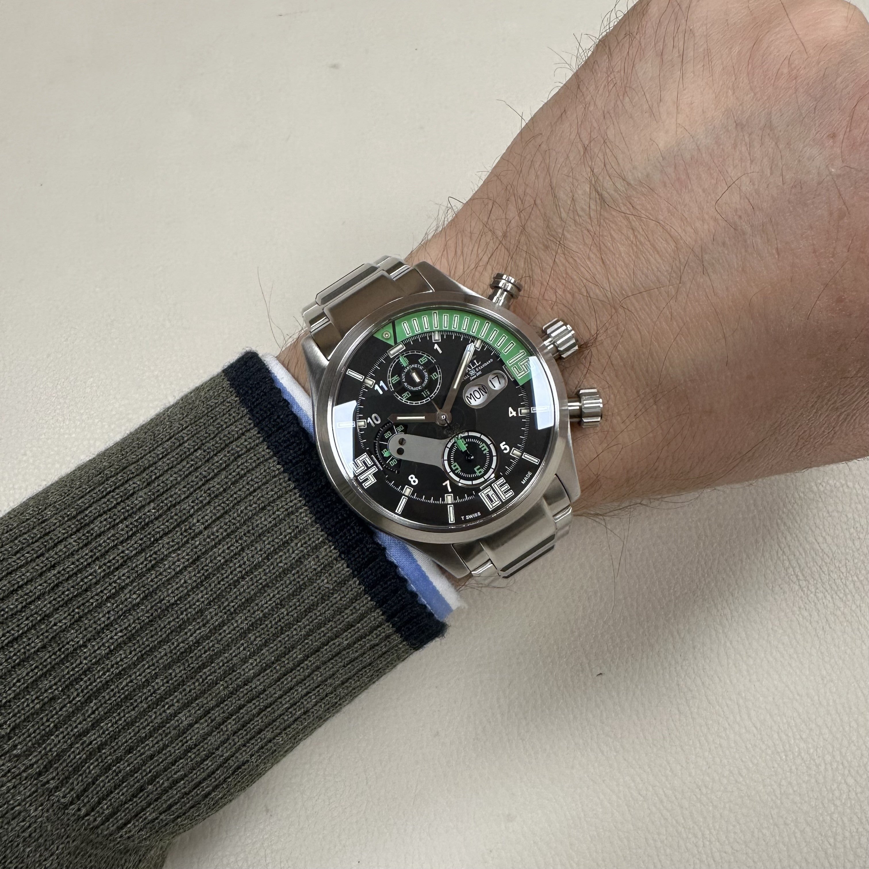 BALL DC1028C-S1J-BKGR Engineer Master II Diver Chronogpaph Erkek Saati