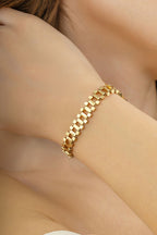 14 Ayar Altın Merdiven Zincir Bileklik