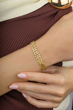 14 Ayar Altın Şık Zincir Bileklik