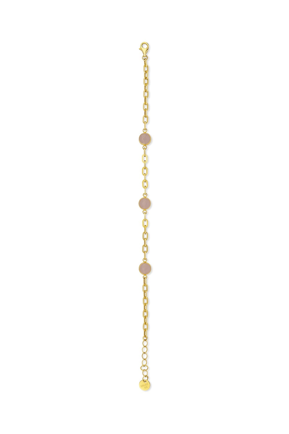 14 Ayar Soft Pembe Zincir Altın Bileklik
